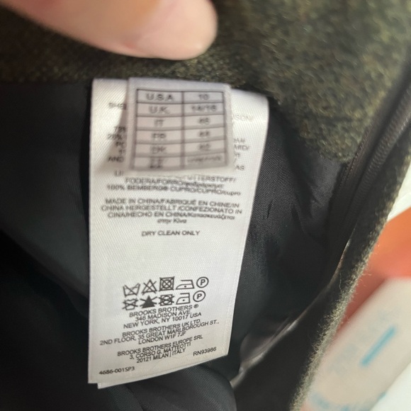 High end brooks brothers tweed skirt - Picture 5 of 5